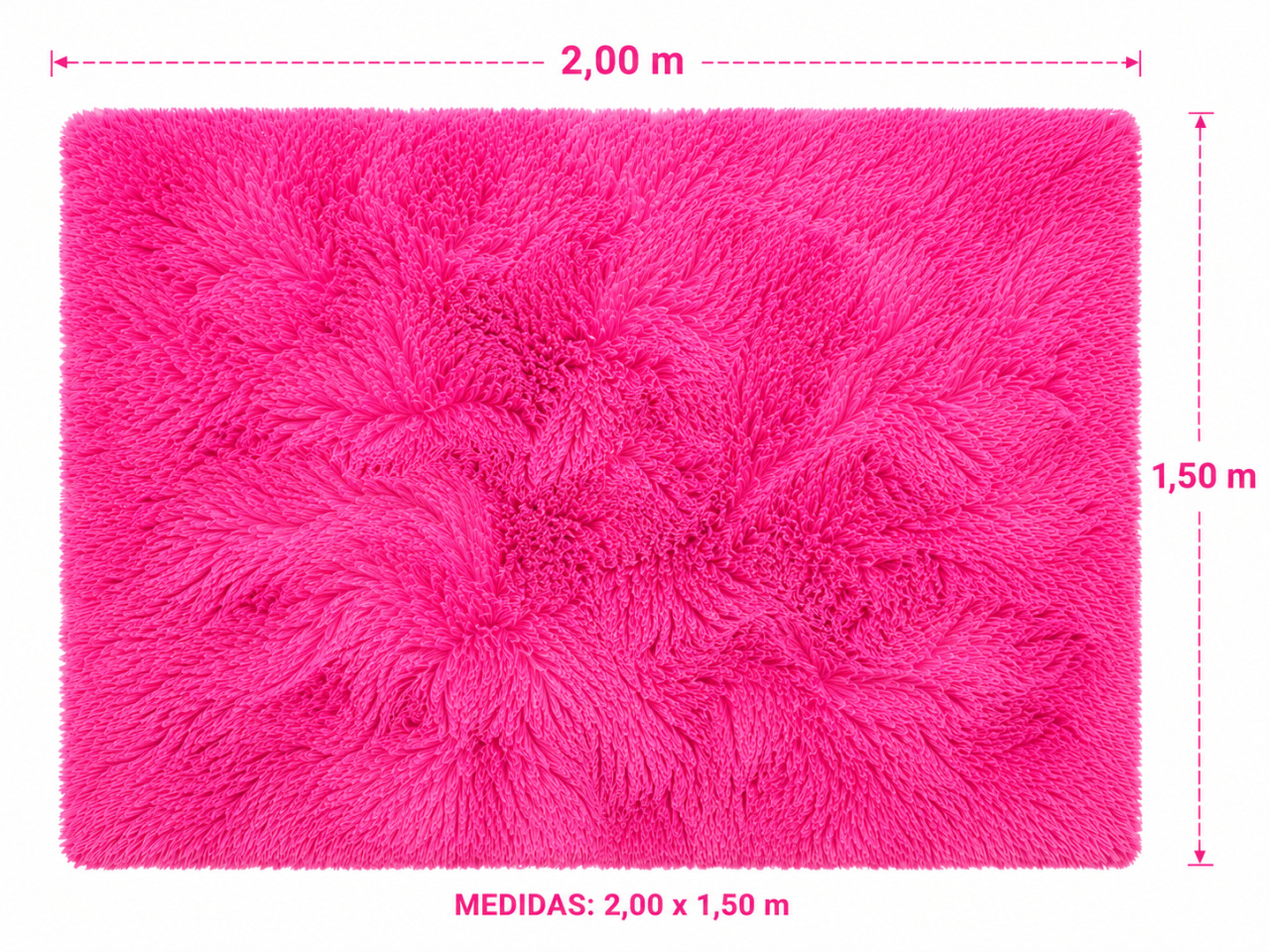 Tapete Pink 2X1,5 - KC Artigos para Festas e Decorações 