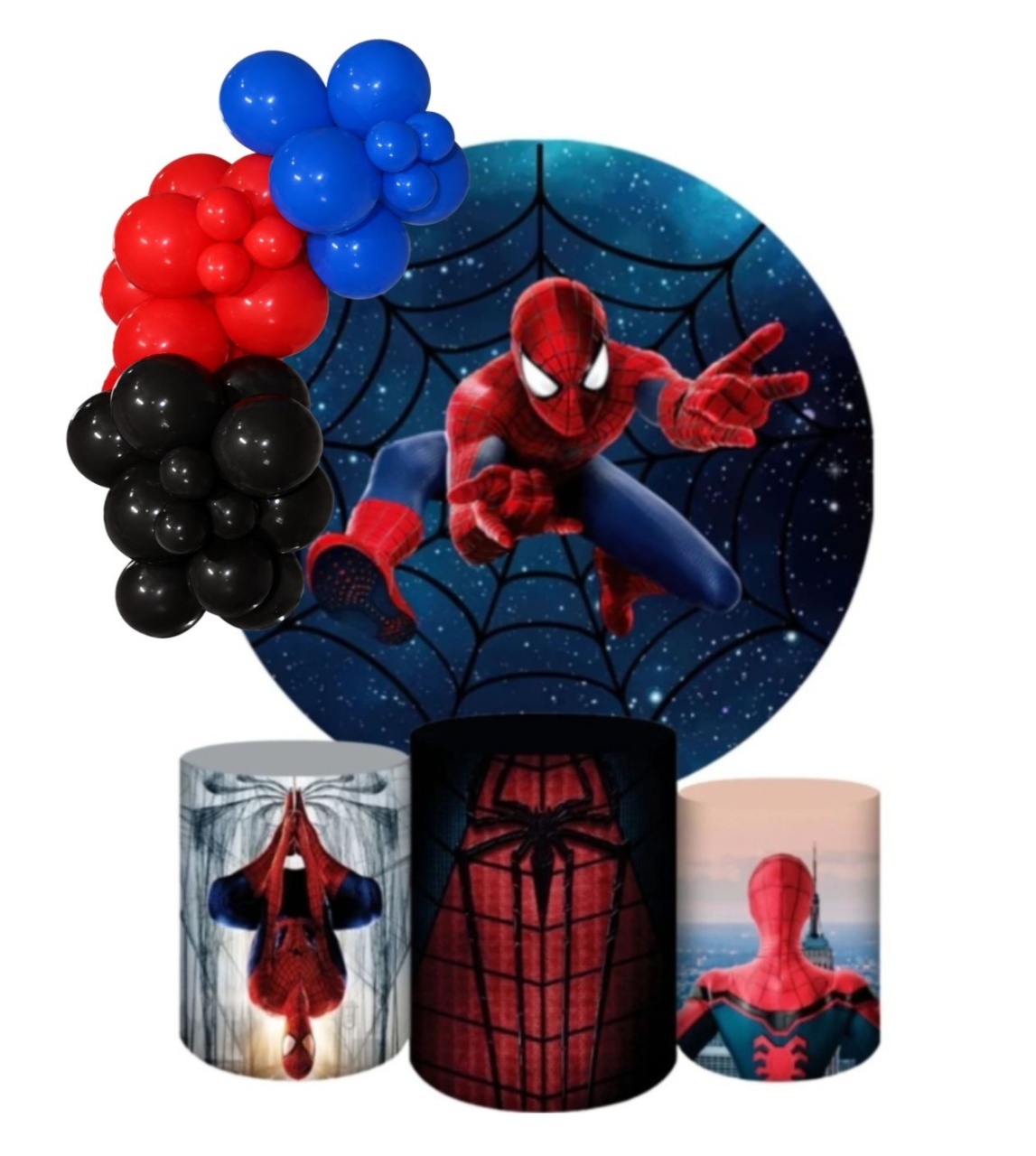 Kit Pegue E Monte Homem Aranha - KC Artigos para Festas e Decorações 