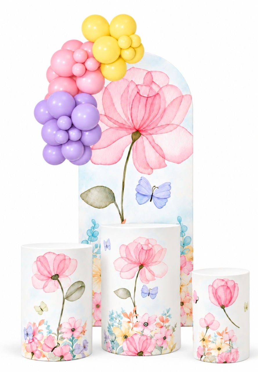 Kit Pegue E Monte Flores - KC Artigos para Festas e Decorações 