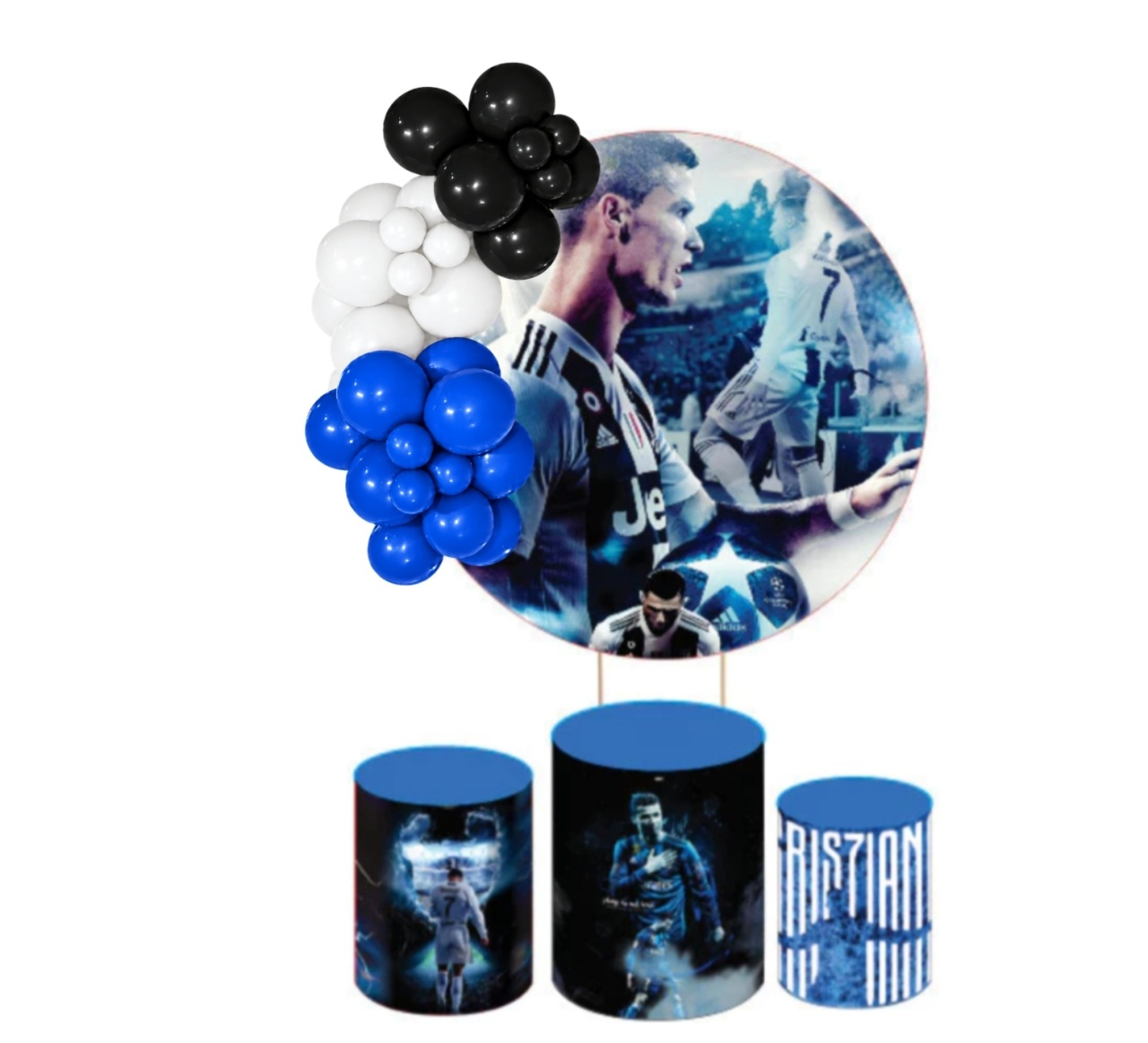 Kit Pegue E Monte Cristiano Ronaldo - KC Artigos para Festas e Decorações 