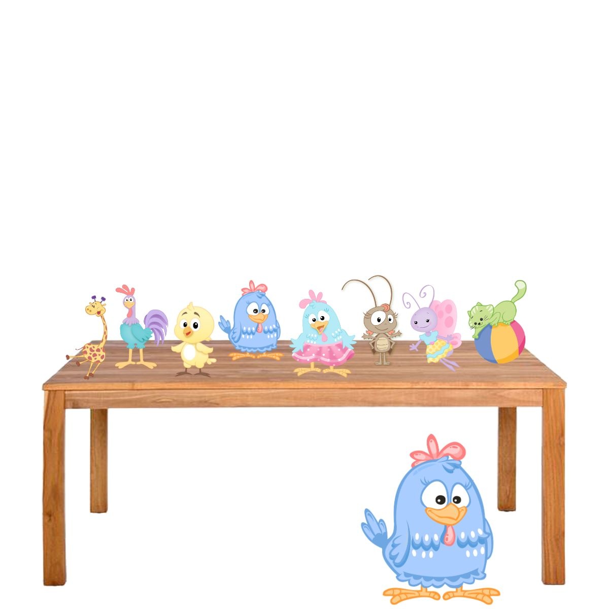 Display Mdf Galinha Pintadinha Candy - KC Artigos para Festas e Decorações 