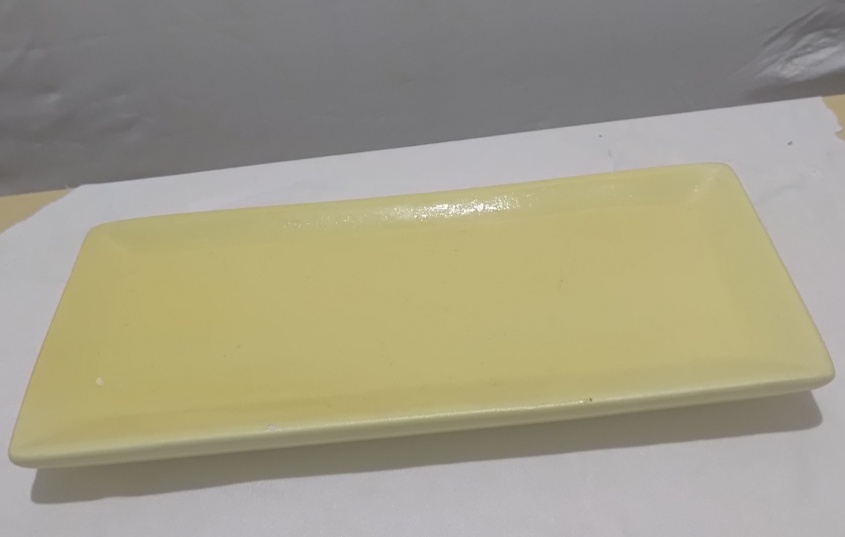 Bandeja Retangular Amarelo Candy - Mimi Decorações