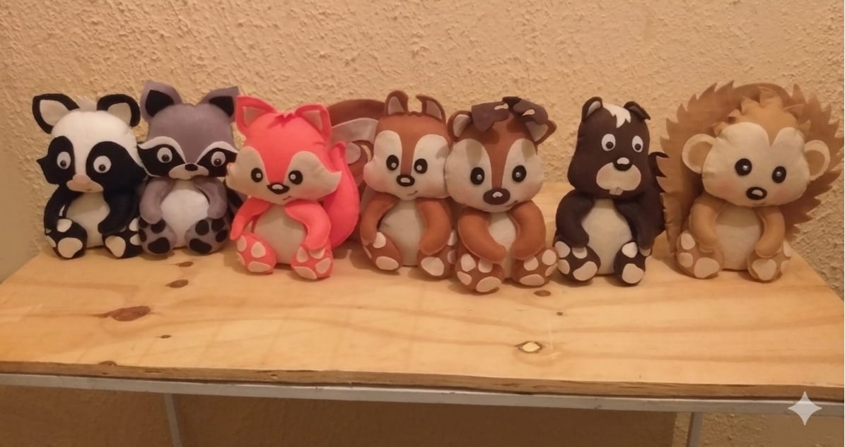 Feltros Bosque - Mimi Decorações