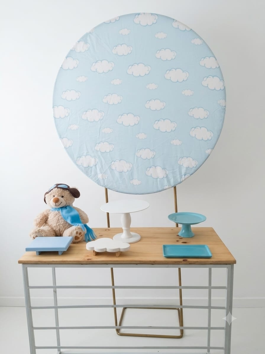 Kit Básico Ursinho Aviador - Mimi Decorações