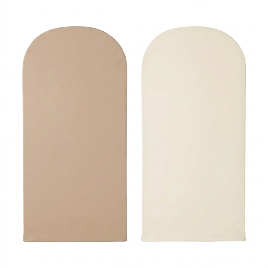 Capa Lisa Bege/ Off White Painel 2X1 - Mimi Decorações