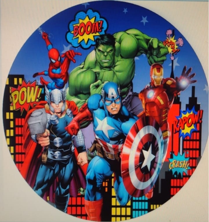 Painel Vingadores 1M - Mimi Decorações