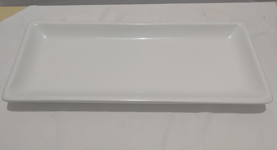 Bandeja Retangular Branca - Mimi Decorações