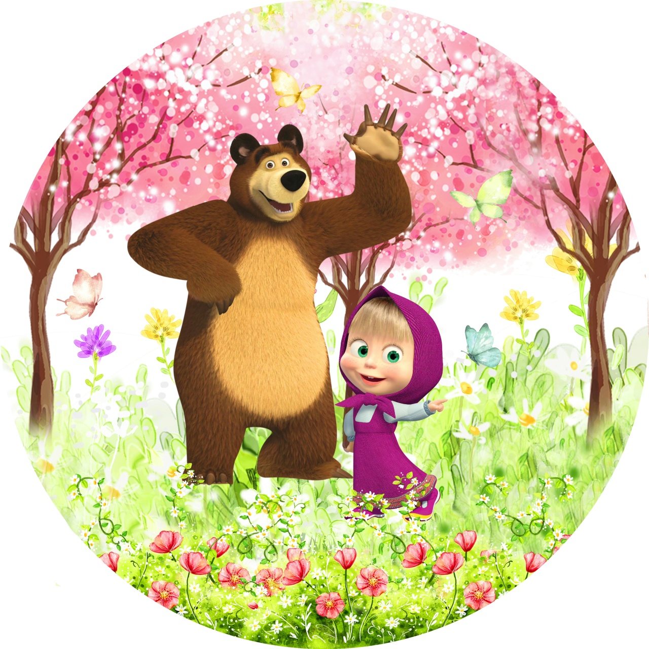 Masha E O Urso 1,30 Cm - Mimi Decorações