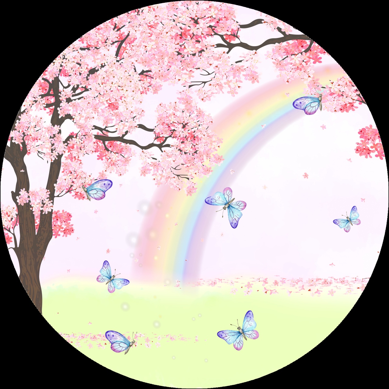 Jardim das Borboletas 50 Cm - Mimi Decorações