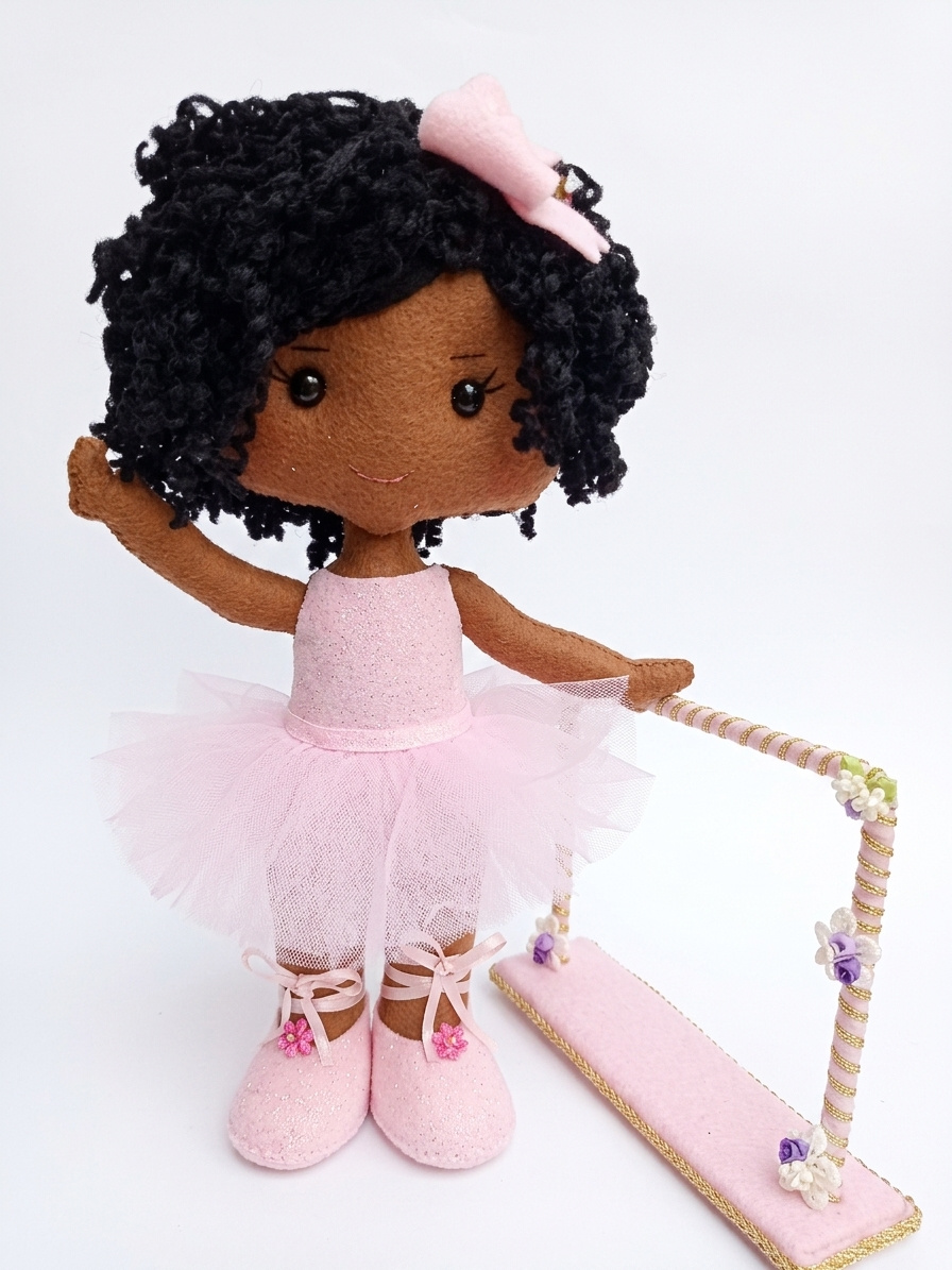 Bailarina de Feltro - Mimi Decorações