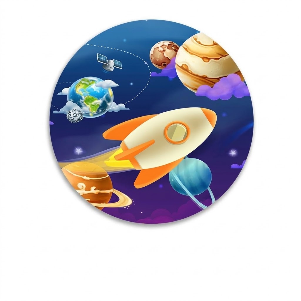 Painel Astronauta 1M - Mimi Decorações