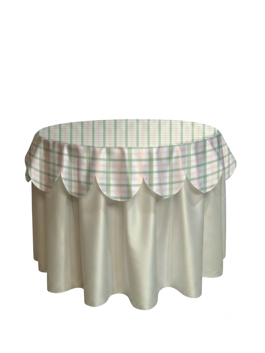Toalha Verde Xadrez - Mimi Decorações