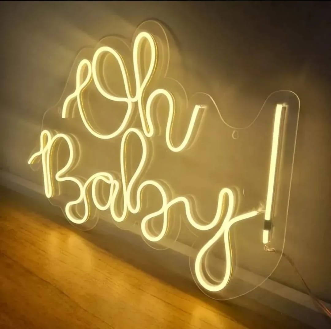 Oh Baby 40X60Cm Cor Branco Quente - EIDY DECORACOES