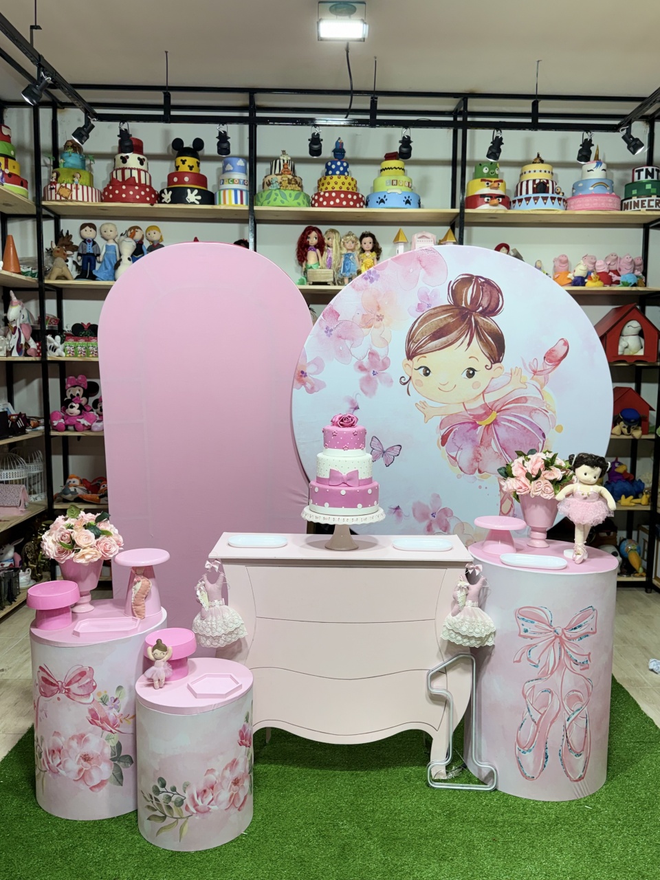 Kit Elegante Bailarina - dkdecoração