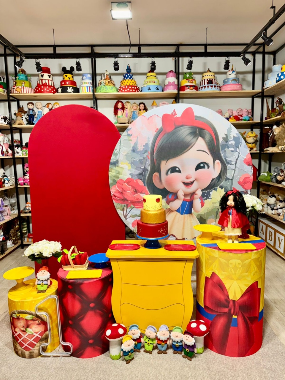 Kit Elegante Branca de Neve Baby - dkdecoração