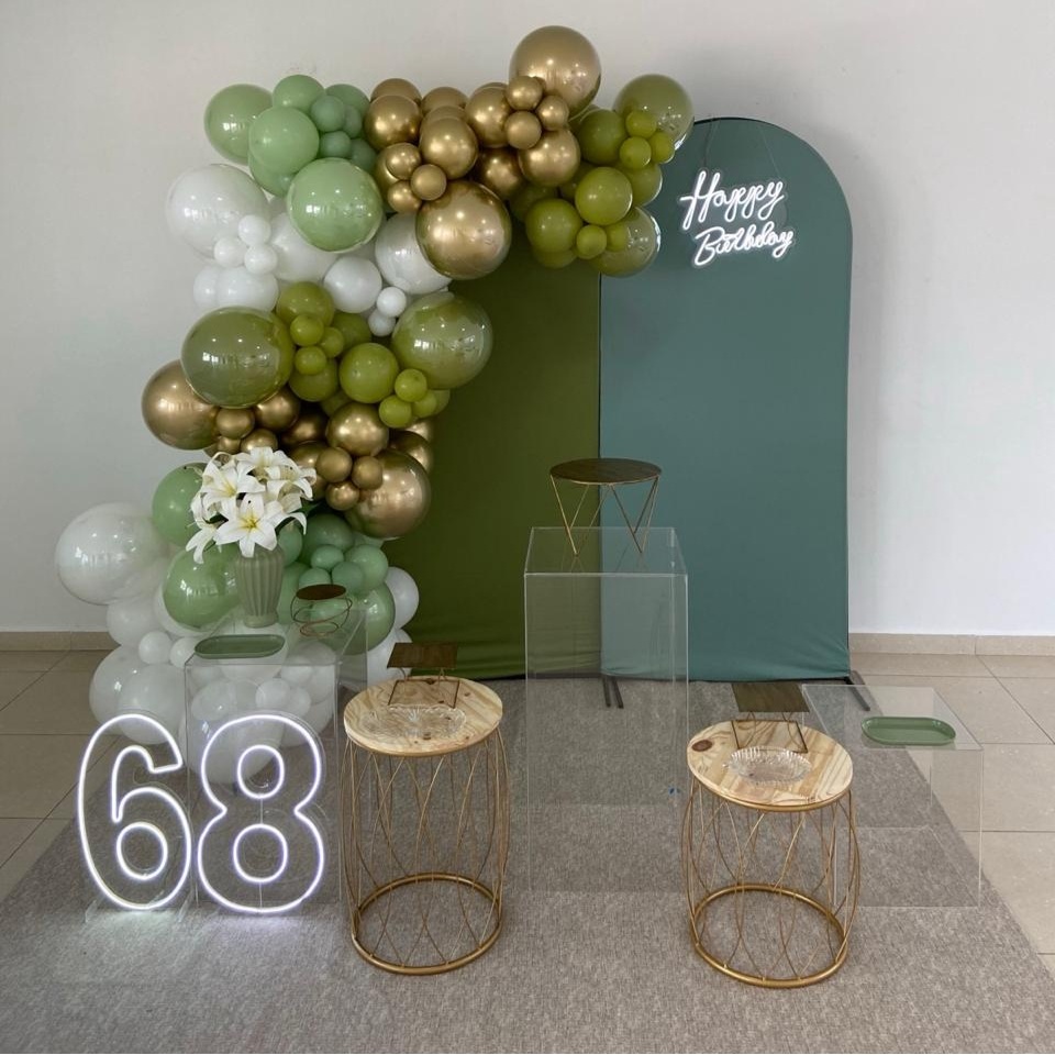 Kit Dourado E Verde - dkdecoração
