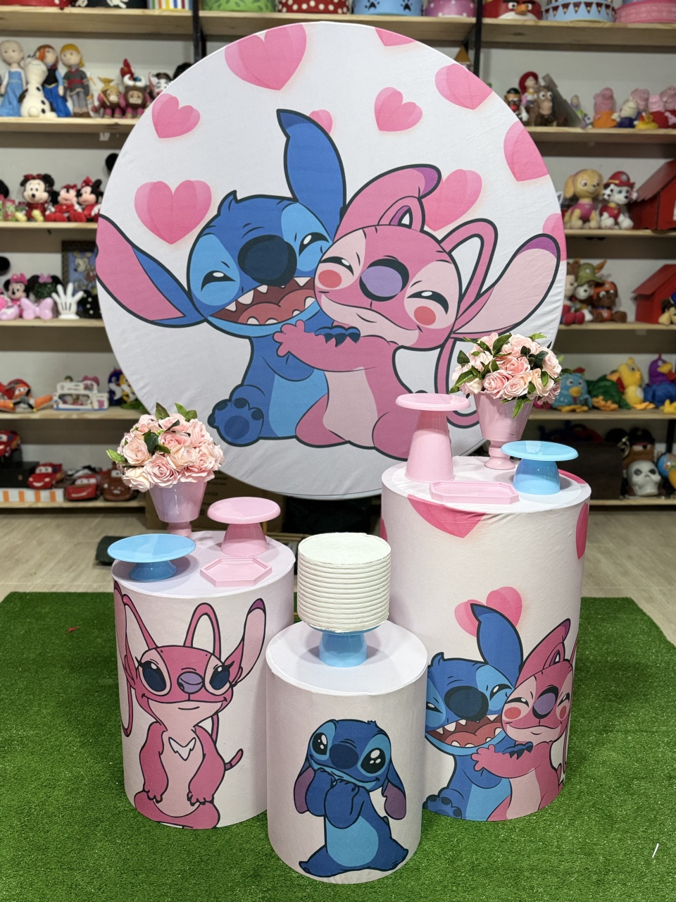 Kit Clássico Stich E Angel - dkdecoração