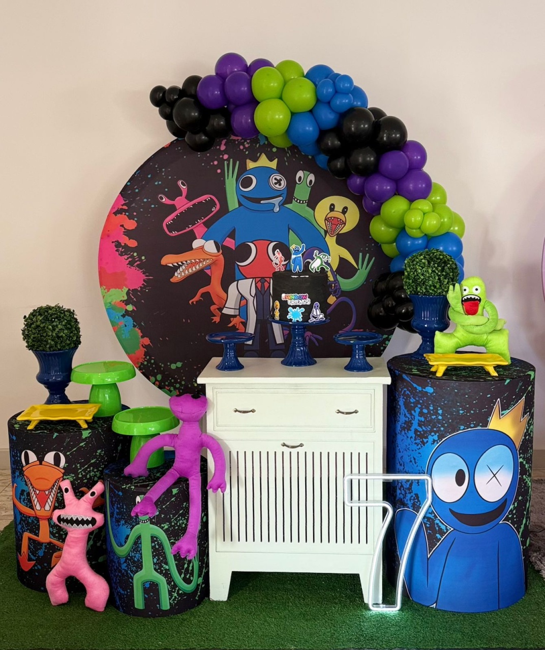 Kit Rainbow Friends - dkdecoração