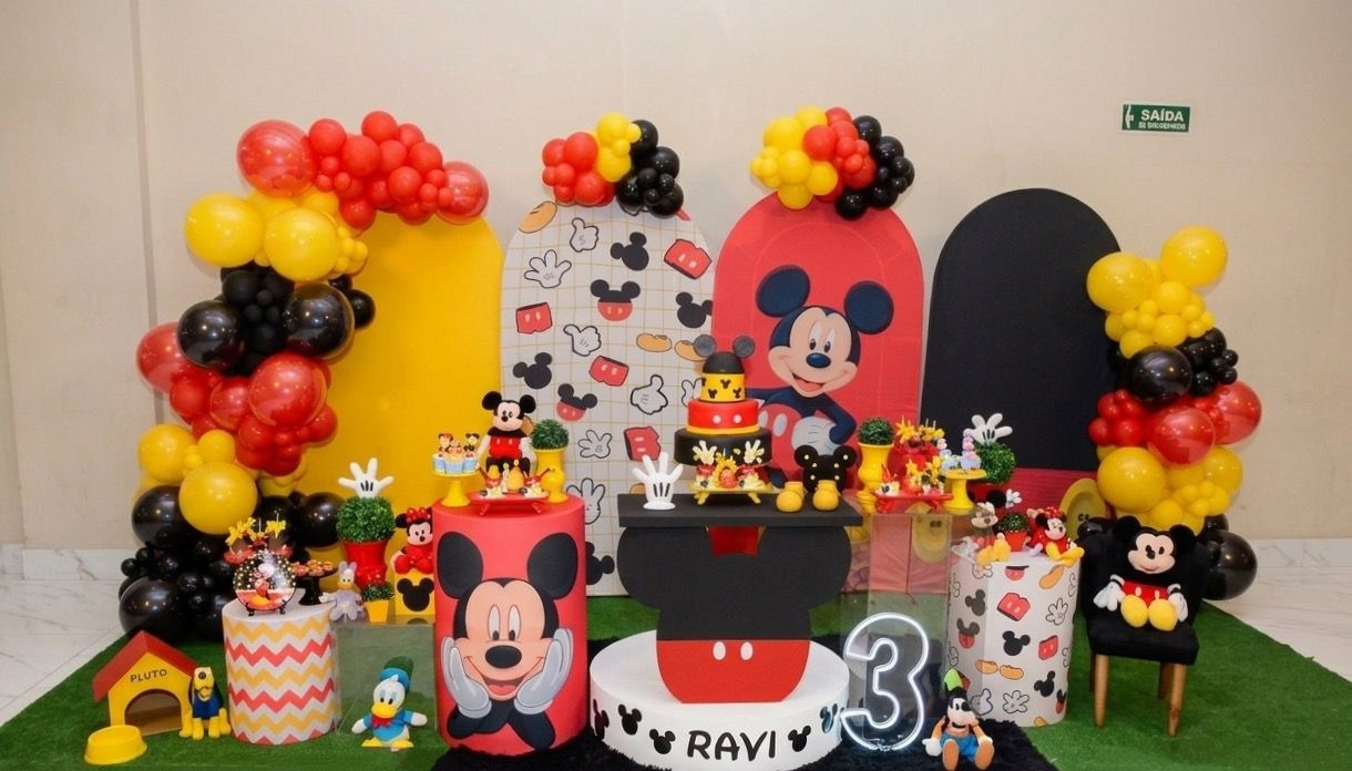 Kit Mickey Luxo - dkdecoração