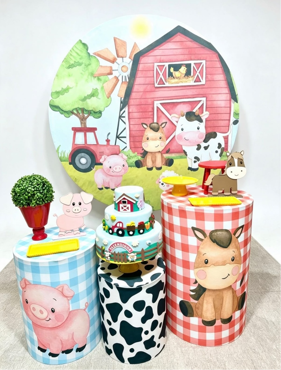 Kit Clássico Fazendinha - dkdecoração