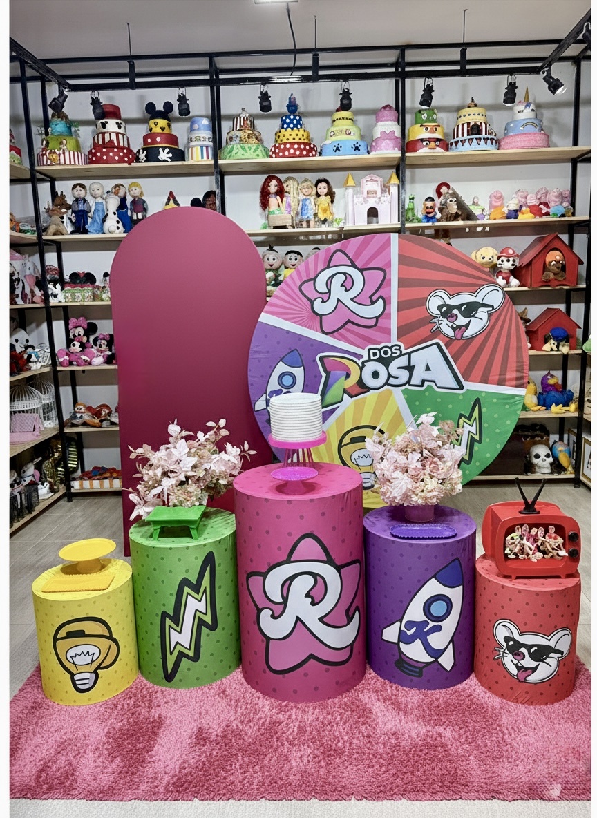 Kit Elegante Elementos dos Rosas - dkdecoração