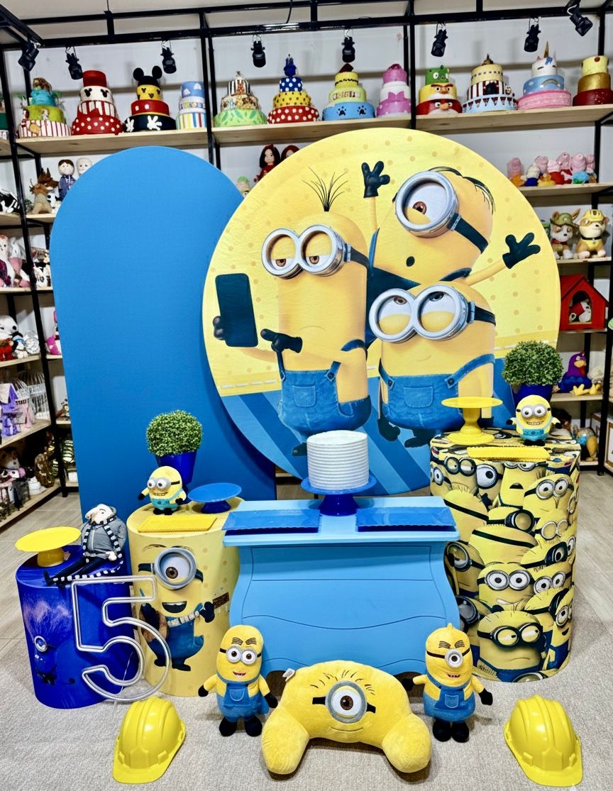 Kit Elegante Minions - dkdecoração