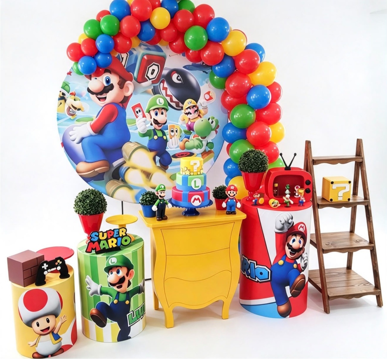 Kit Super Mário - dkdecoração