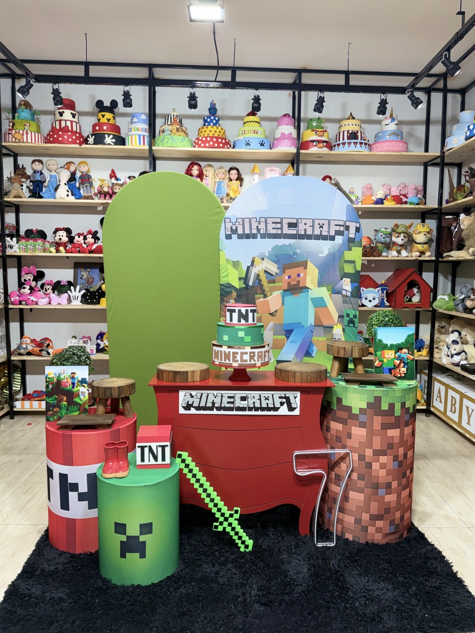 Kit Elegante Minecraft - dkdecoração