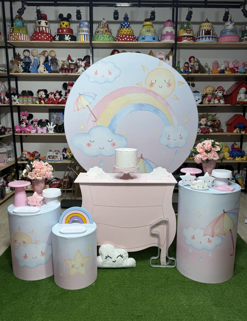 Kit Charme Chuva de Benção - dkdecoração