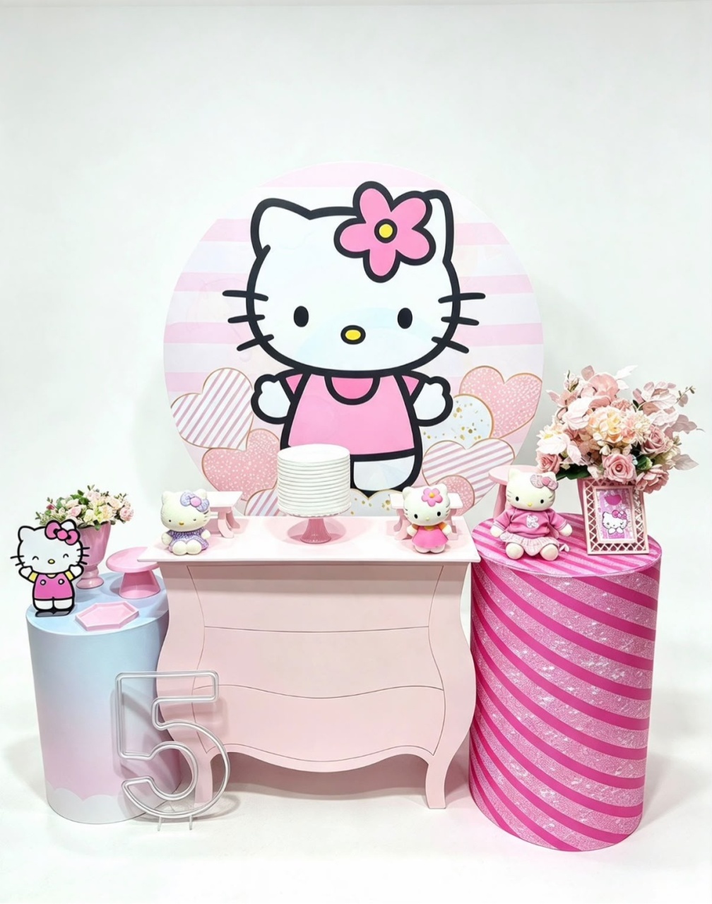 Kit Charme Hello Kitty - dkdecoração