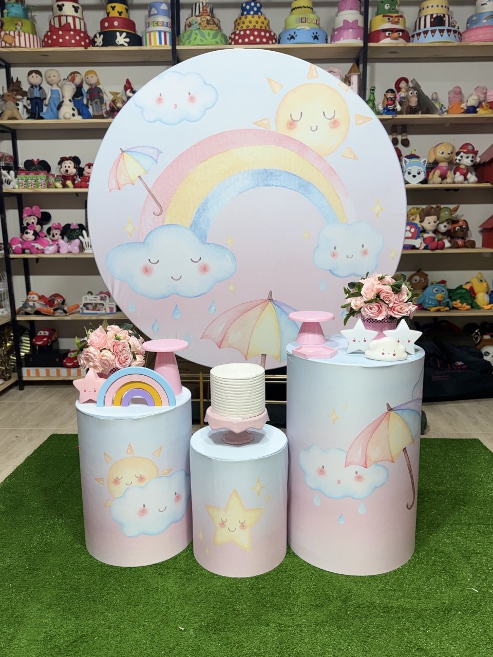 Kit Clássico Chuva de Benção - dkdecoração