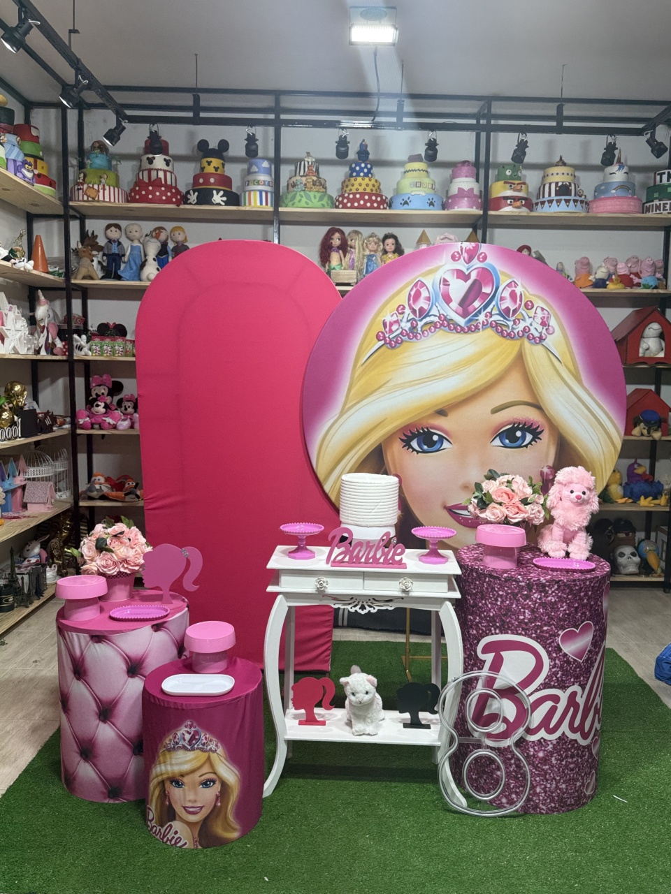 Kit Elegante Barbie - dkdecoração