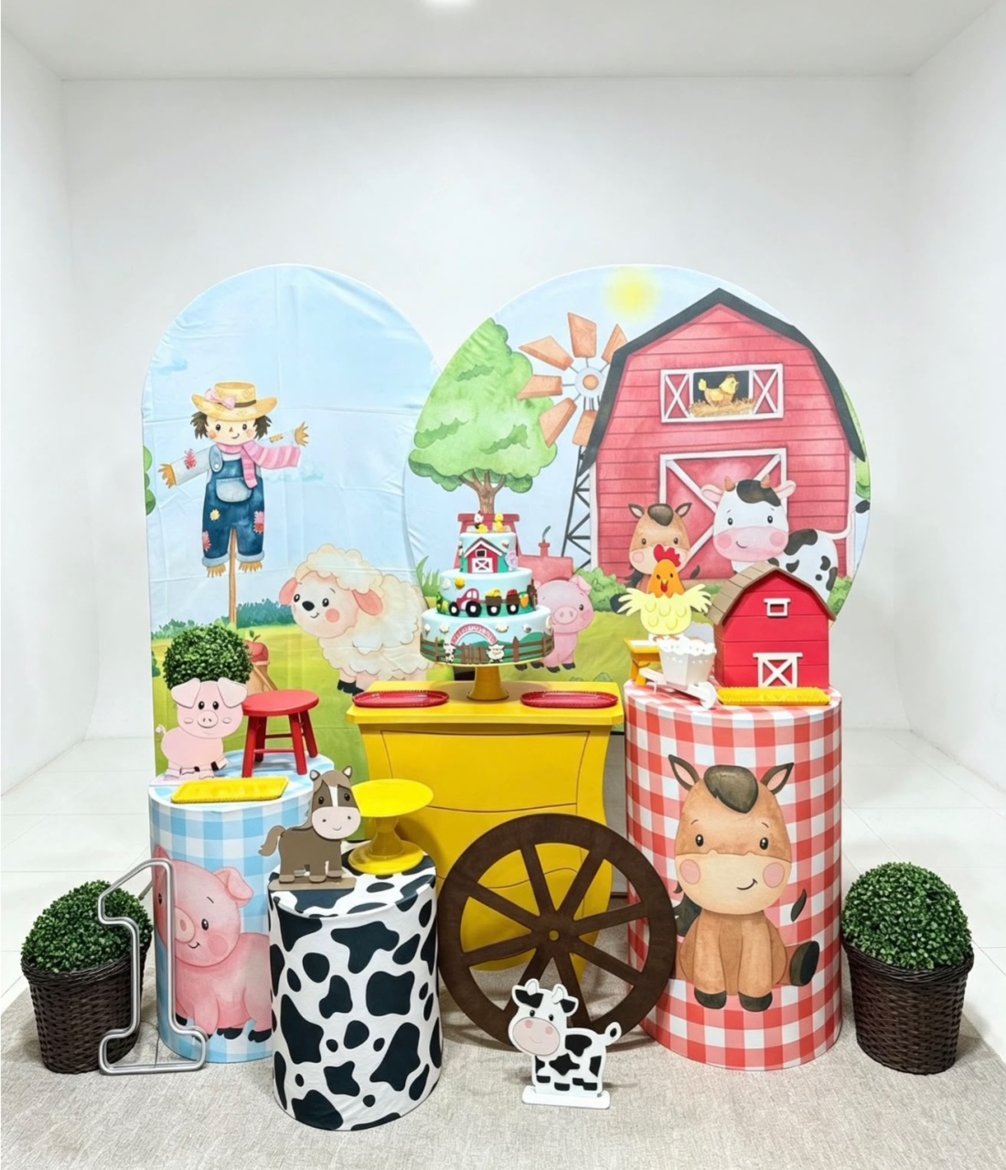 Kit Elegante Fazendinha - dkdecoração