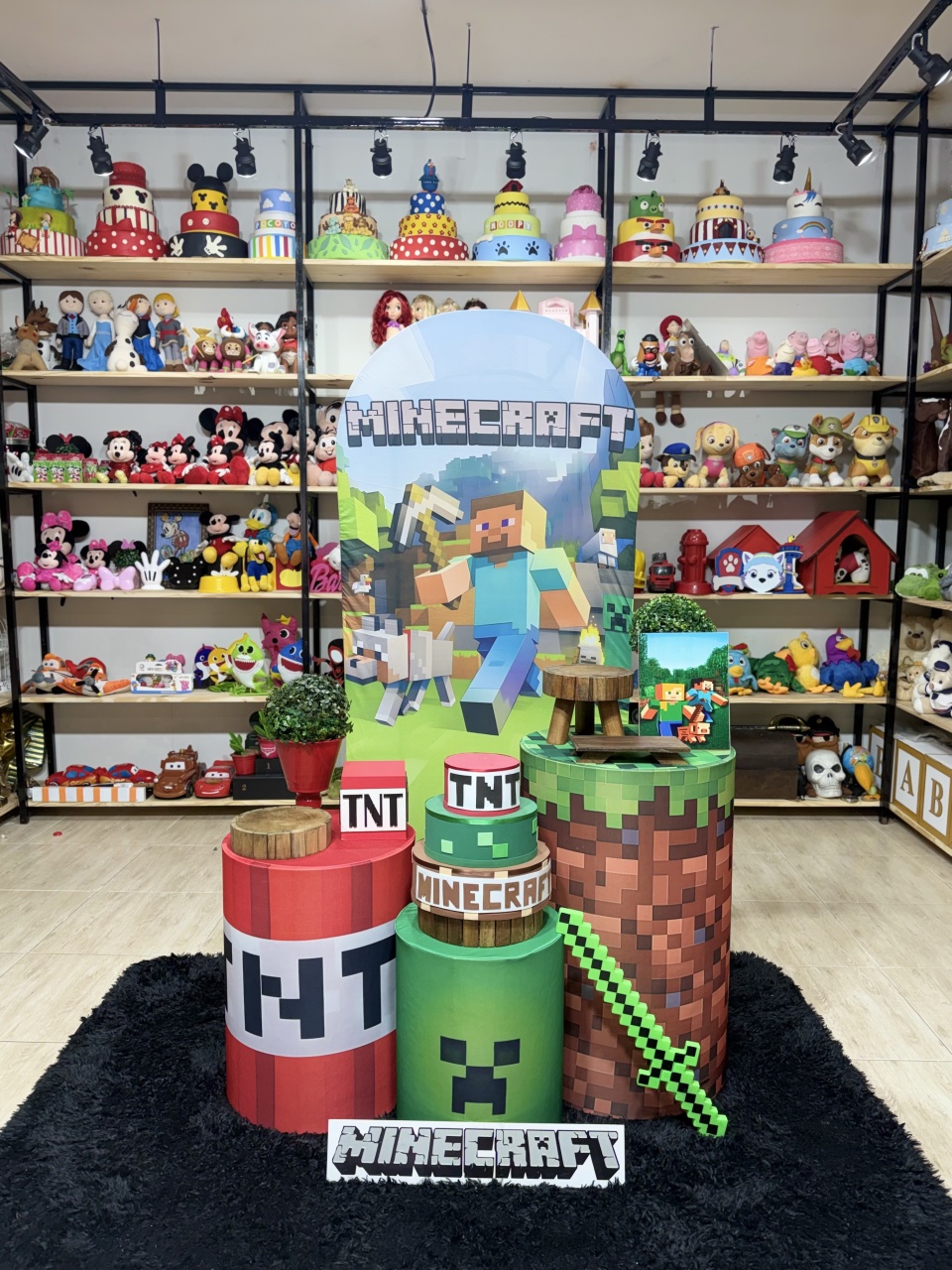Kit Clássico Minecraft - dkdecoração