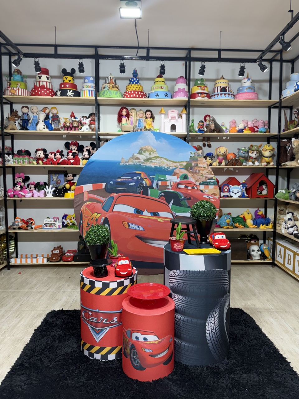 Kit Clássico Relâmpago Mcqueen - dkdecoração