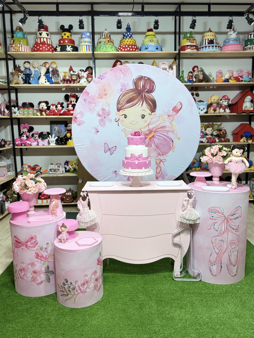 Kit Charme Bailarina - dkdecoração