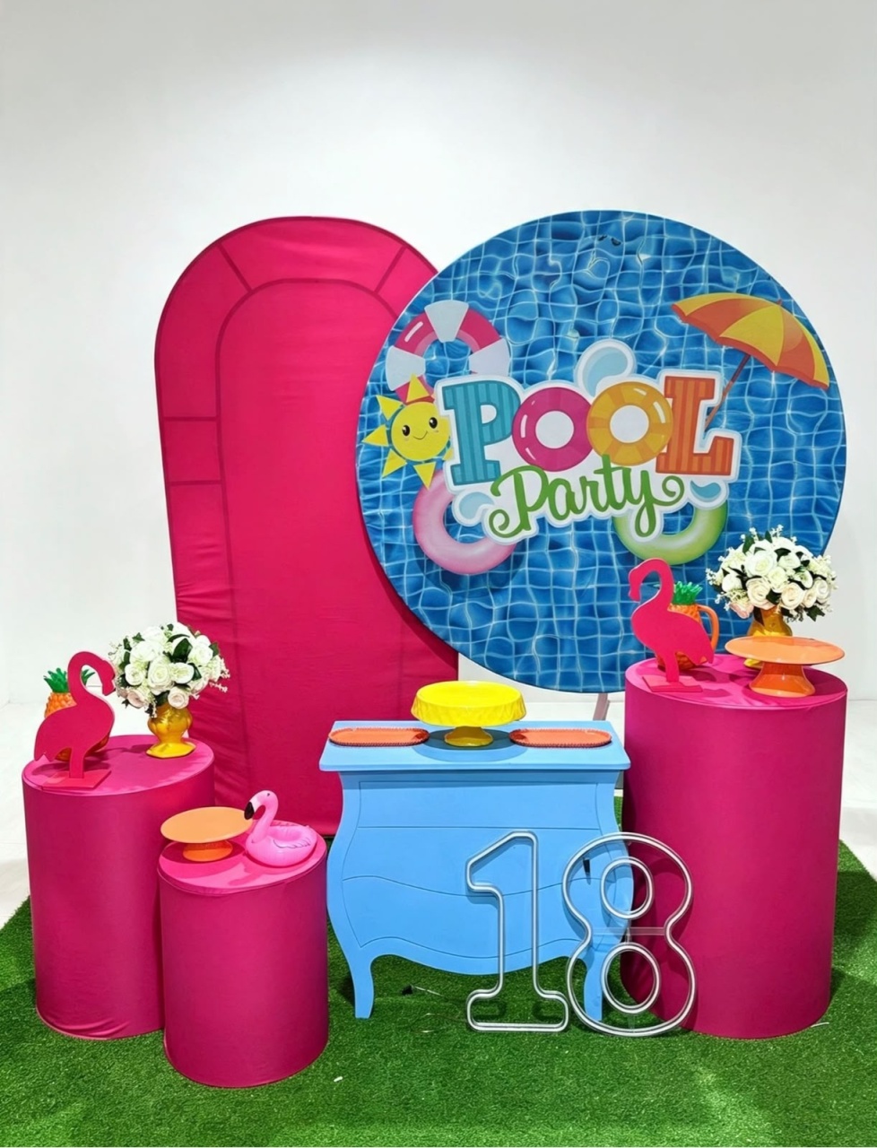 Kit Elegante Pool Party - dkdecoração