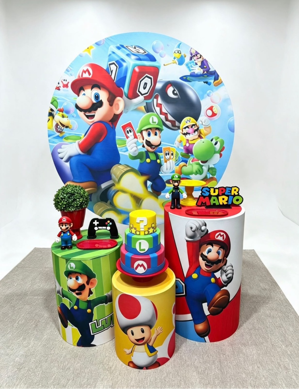 Kit Clássico Mário Bros - dkdecoração