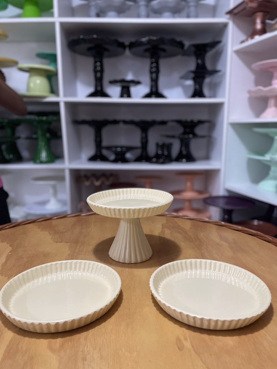 Trio Suporte Bandeja Creme - Zurisbrb