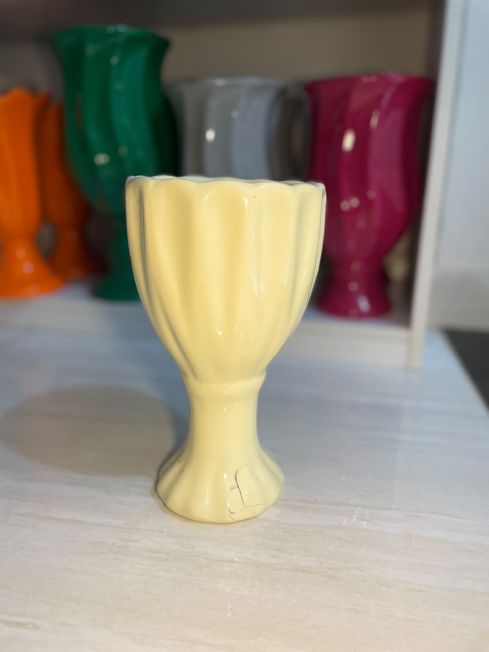 Vaso Flor Amarelo P - Zurisbrb