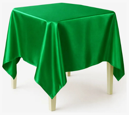 Toalha de Cetim Verde - Zurisbrb