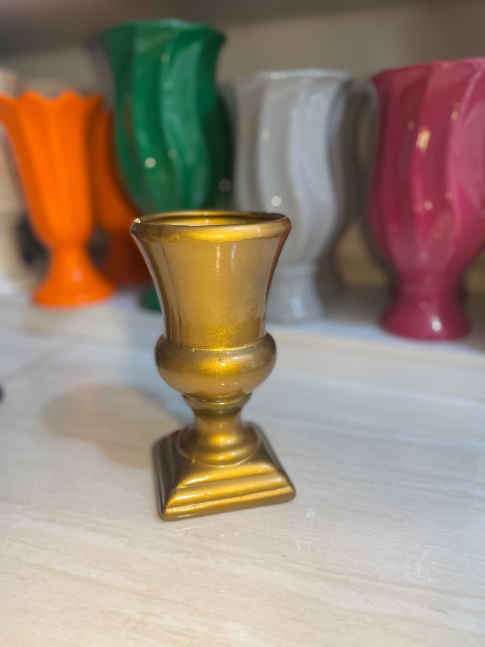 Vaso Grego Dourado P - Zurisbrb