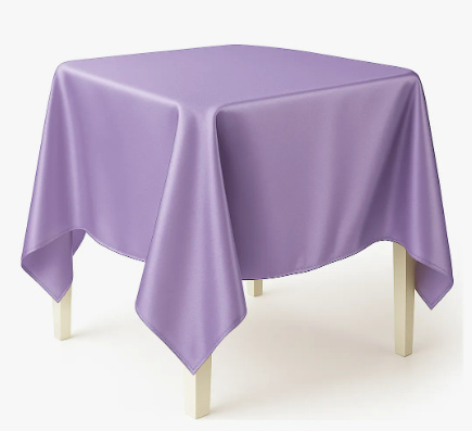 Toalha de Cetim Lilas - Zurisbrb