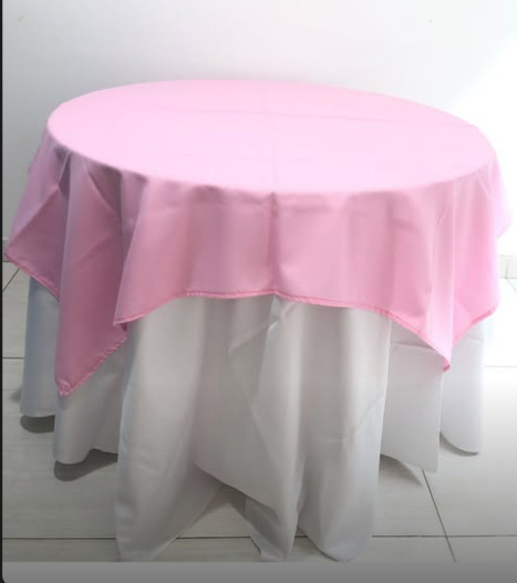 Toalha de Sobrepor Rosa - Zurisbrb