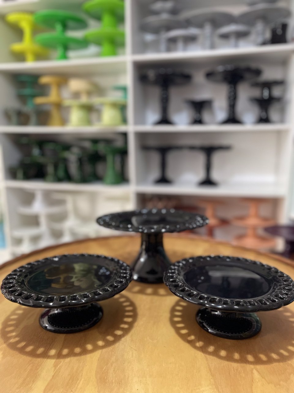 Trio Suporte Preto Renda - Zurisbrb