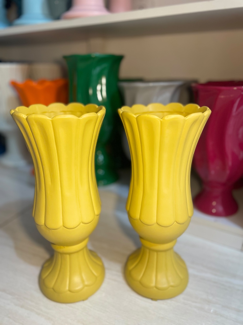 Vaso Tulipa Amarelo P - Zurisbrb