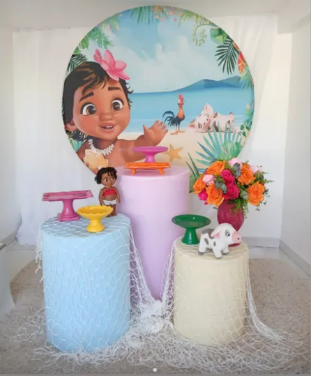 Kit Festinha Moana Baby - Zurisbrb