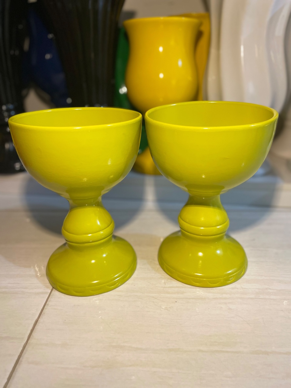 Vaso Tarça Verde Limão. - Zurisbrb