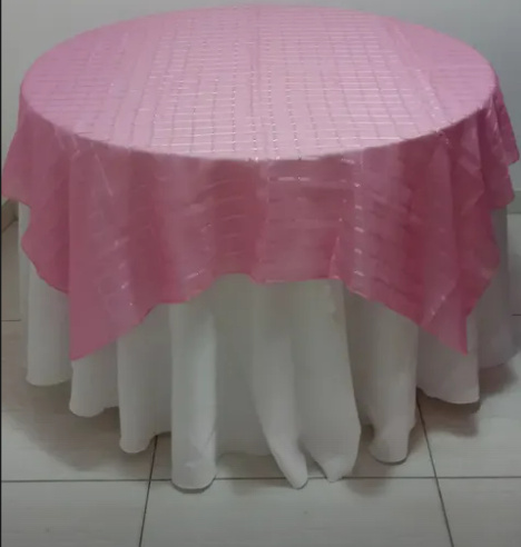 Toalha de Sobrepor Voal Rosa - Zurisbrb