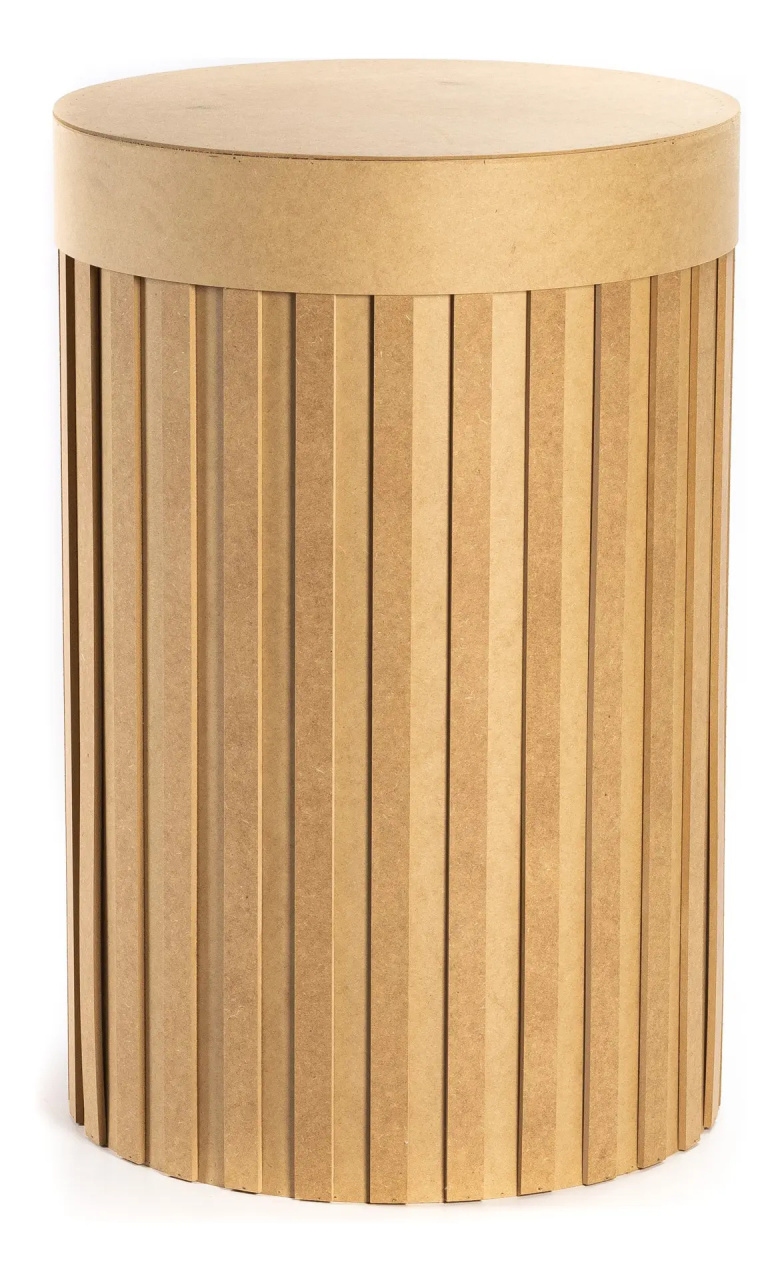 Cilindro Ripado Mdf G - Fábrica de Emoções Locações